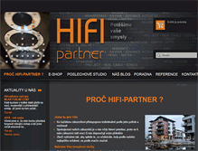 Tablet Screenshot of hifipartner.cz